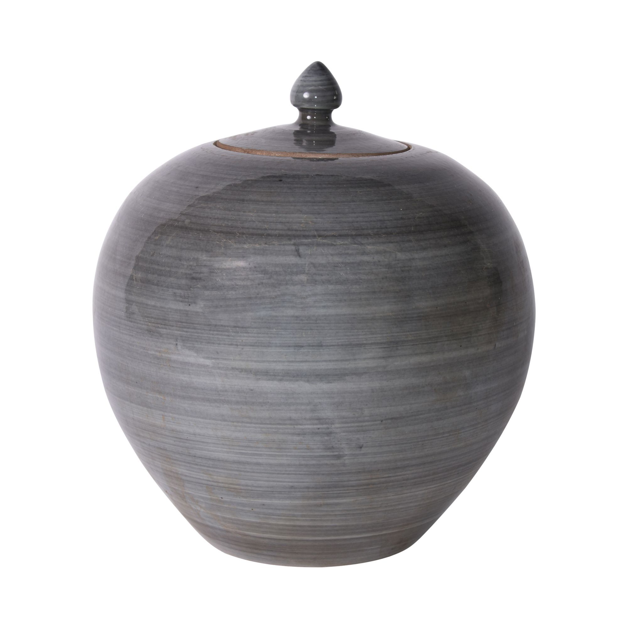 Legend of Asia Giftware Legend of Asia Iron Gray Melon Jar