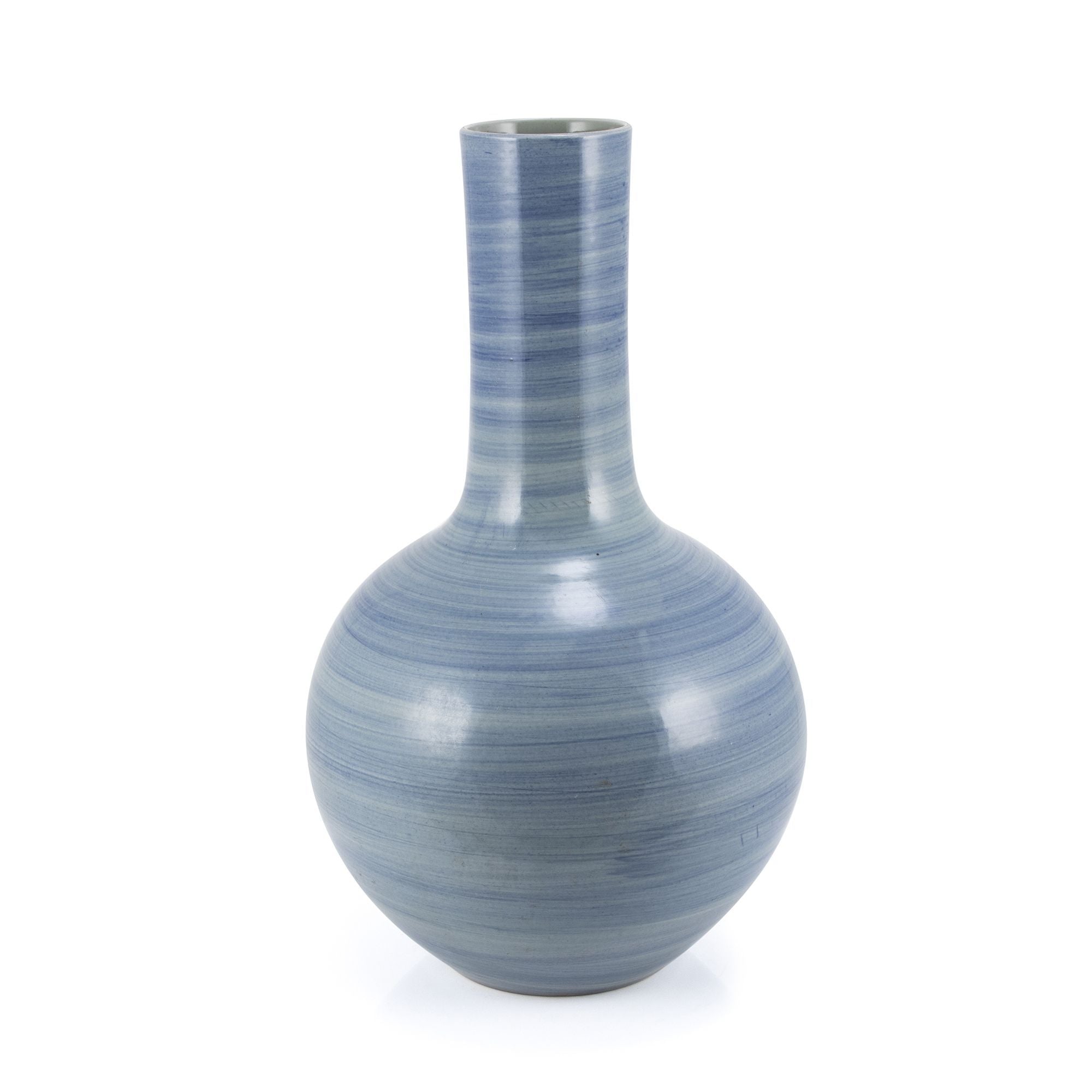 Legend of Asia Giftware Legend of Asia Lake Blue Globular Vase Small