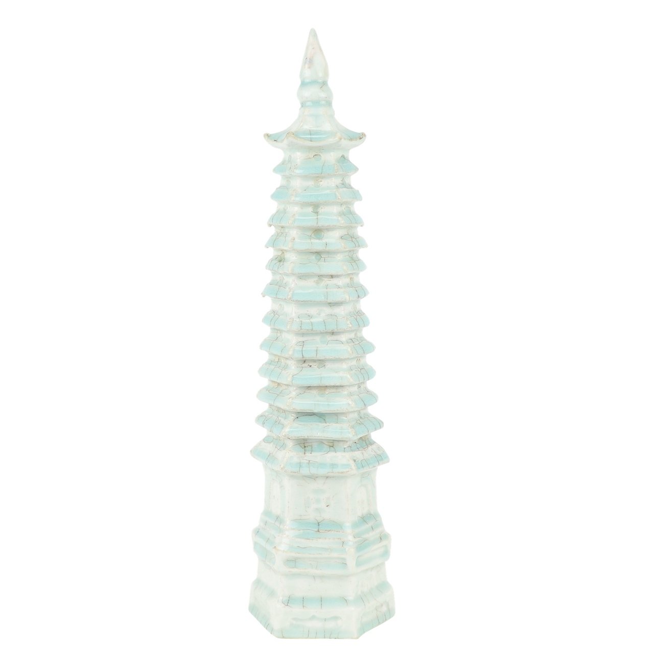 Legend of Asia Giftware Legend of Asia Light Celadon Crackled Pagoda