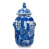 Legend of Asia Giftware Legend of Asia Phoenix Tree Octagonal Lidded Jar Large
