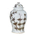 Legend of Asia Giftware Legend of Asia Rusty Brown Bamboo Temple Jar