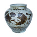 Legend of Asia Giftware Legend of Asia Rusty Brown Small Fish Jar