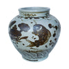 Legend of Asia Giftware Legend of Asia Rusty Brown Small Fish Jar