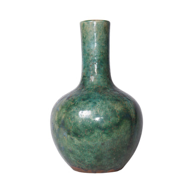 Legend of Asia Giftware Legend of Asia Speckled Green Globular Vase