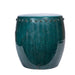 Legend of Asia Giftware Legend of Asia Vintage Green Extra Large Stool Drum Nail