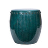 Legend of Asia Giftware Legend of Asia Vintage Green Extra Large Stool Drum Nail