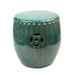 Legend of Asia Giftware Legend of Asia Vintage Green Large Stool Drum Nail