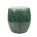 Legend of Asia Giftware Legend of Asia Vintage Green Large Stool Drum Nail