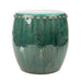 Legend of Asia Giftware Legend of Asia Vintage Green Small Stool Drum Nail