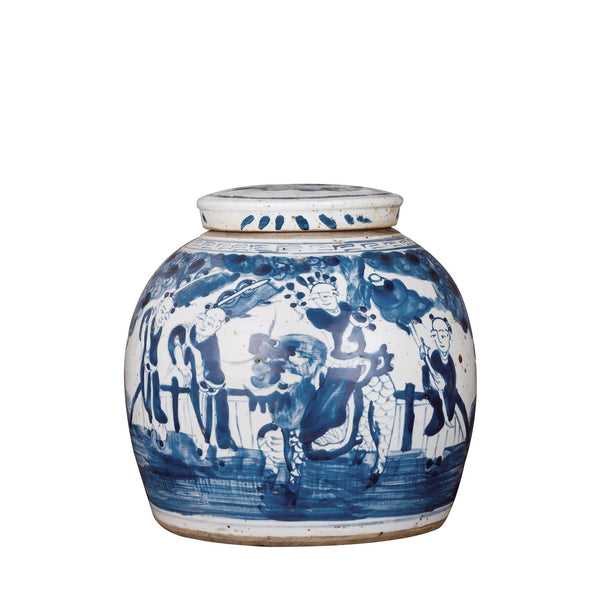 Legend of Asia Giftware Legend of Asia Vintage Ming Jar Enchanted Children Motif - Small