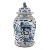 Legend of Asia Giftware Legend of Asia Vintage Temple Jar Lion Motif - Small