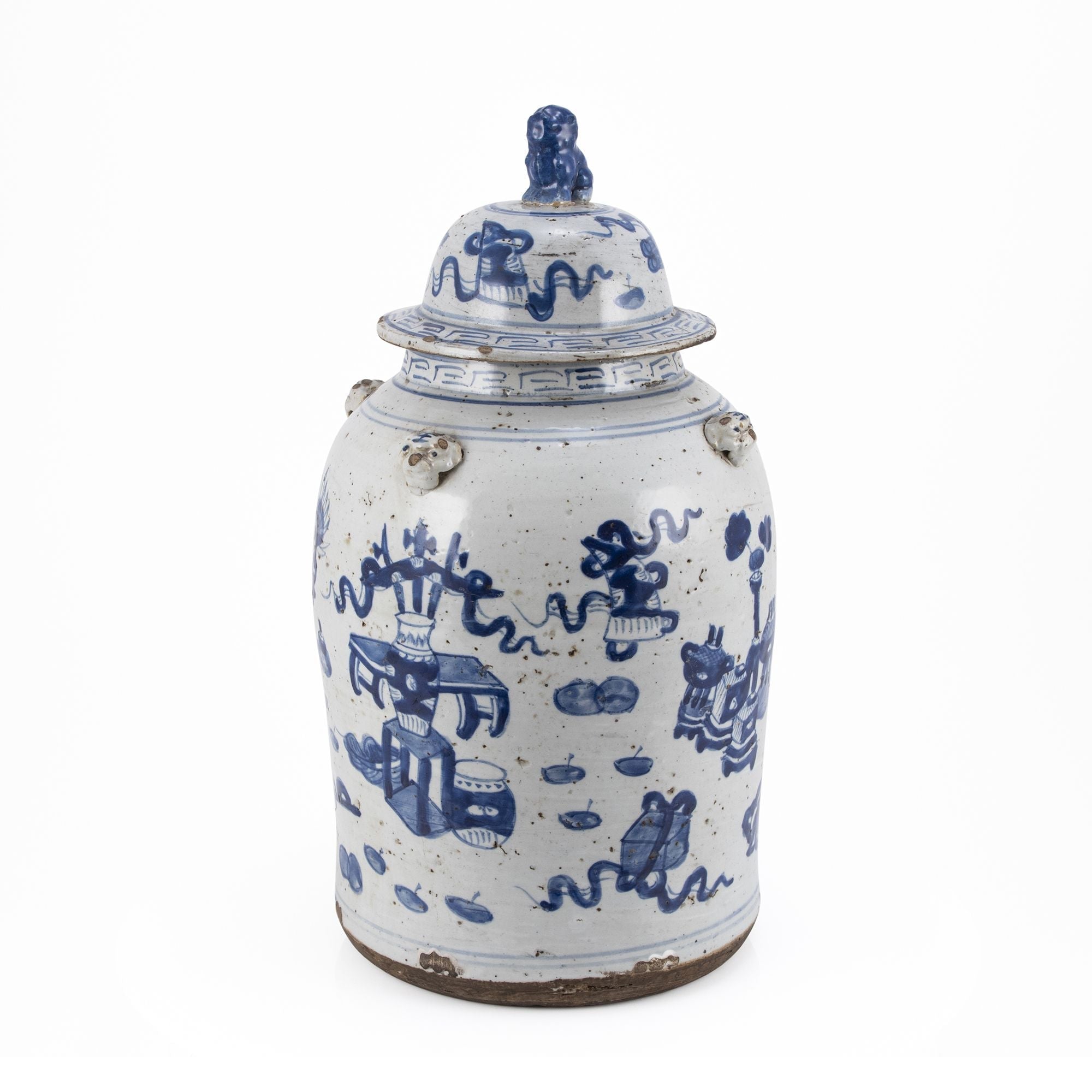 Legend of Asia Giftware Legend of Asia Vintage Temple Jar Symbol Motif - Small