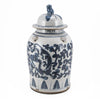 Legend of Asia Giftware Legend of Asia Vintage Temple Jar Twist Lotus Dragon Motif - Small