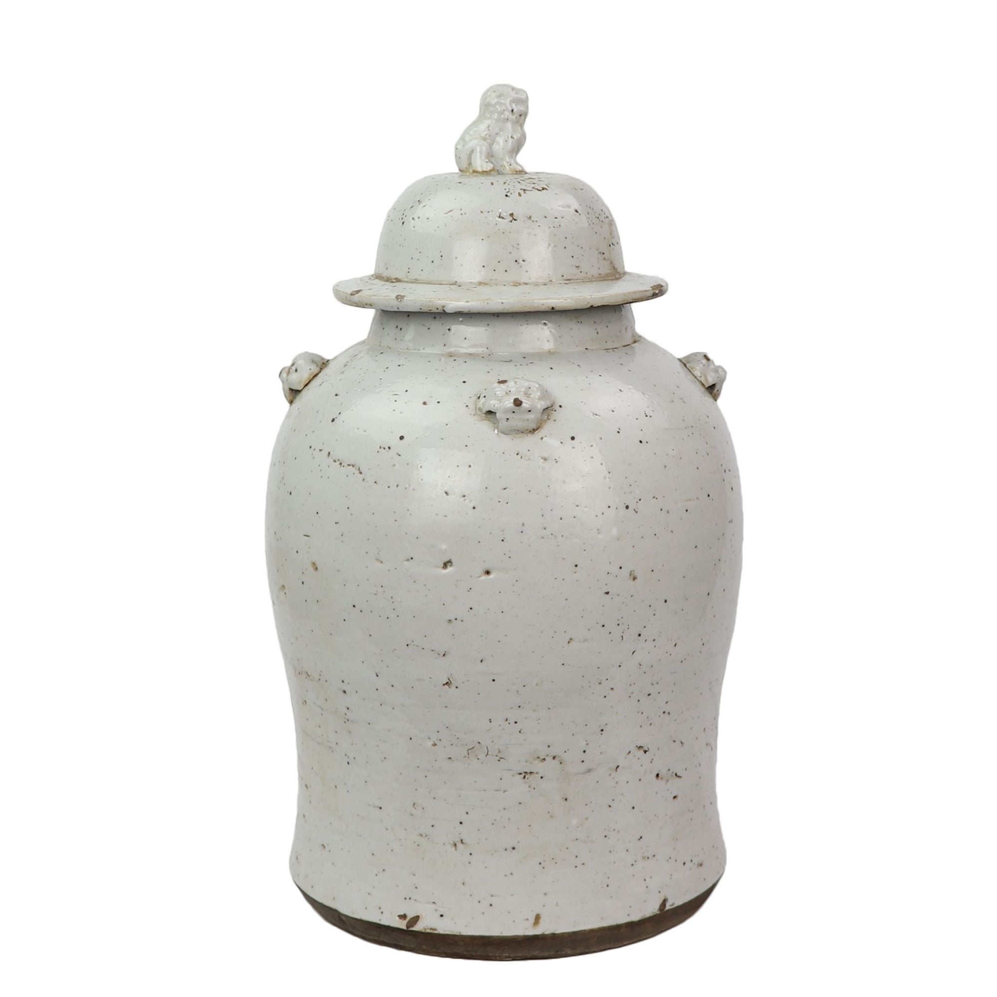 Legend of Asia Giftware Legend of Asia Vintage White Temple Jar - Large