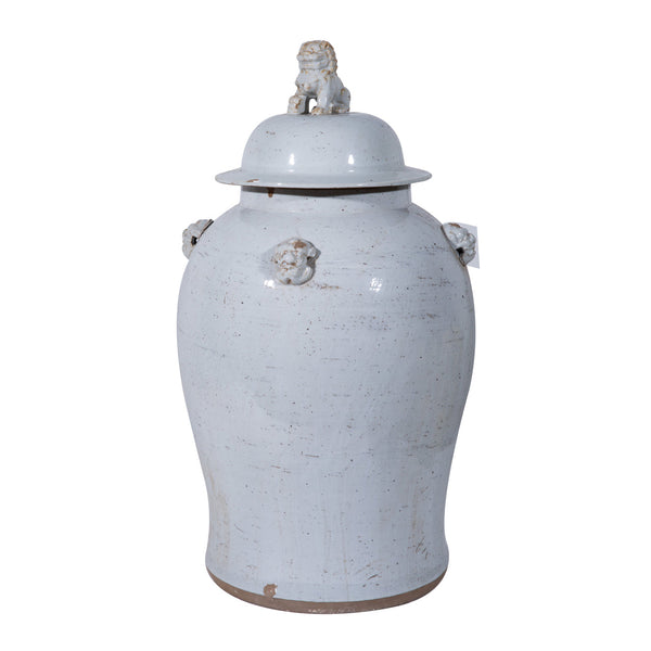 Legend of Asia Giftware Legend of Asia Vintage White Temple Jar - Small