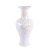 Legend of Asia Giftware Legend of Asia White Crystal Shell Fishtail Vase Medium
