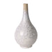 Legend of Asia Giftware Legend of Asia White Crystal Shell Long Neck Vase