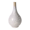 Legend of Asia Giftware Legend of Asia White Crystal Shell Long Neck Vase