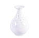 Legend of Asia Giftware Legend of Asia White Crystal Shell Pear Shaped Vase Small
