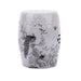 Legend of Asia Giftware Legend of Asia White Garden Stool Black Peacock Motif