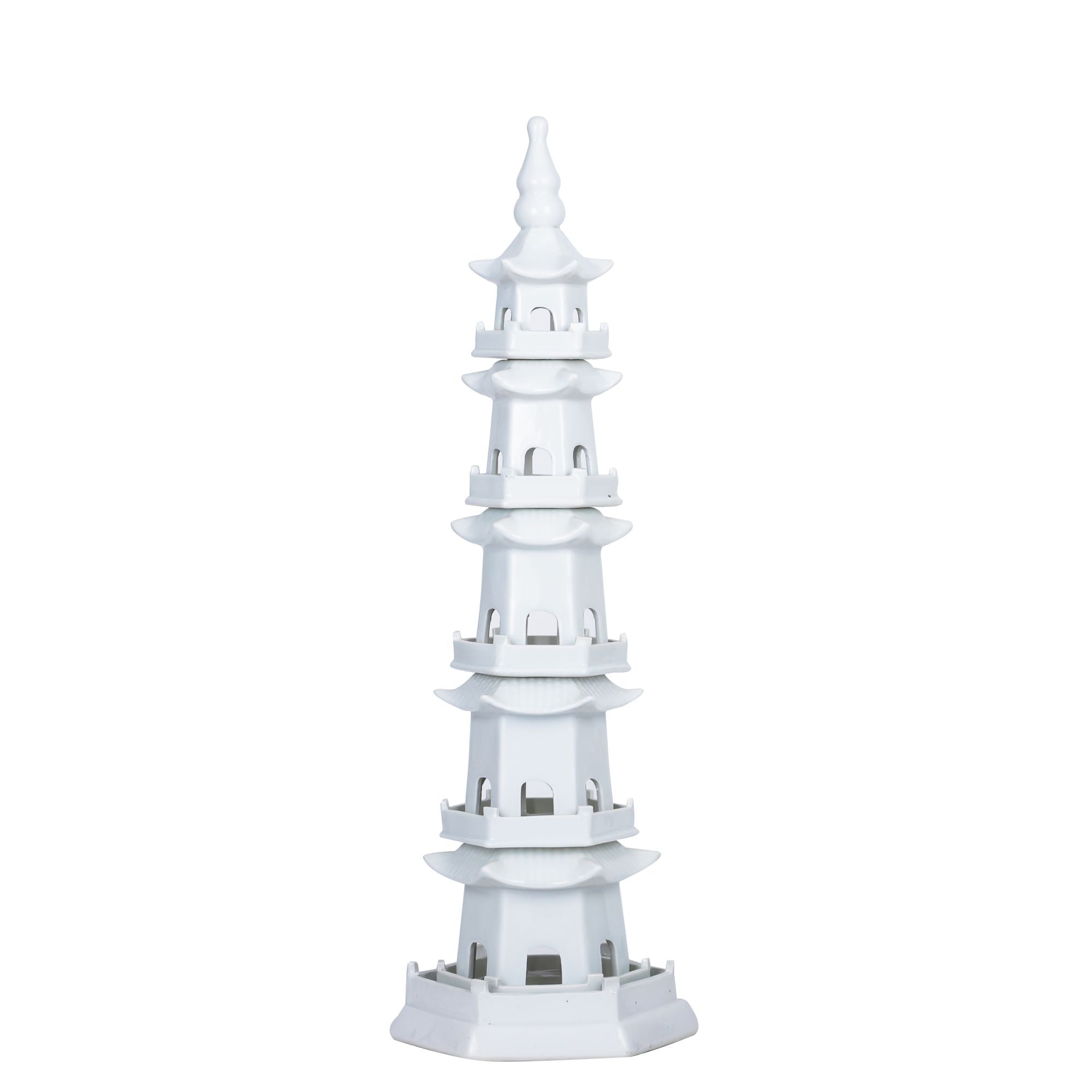 Legend of Asia Giftware Legend of Asia White Pagoda 5 Tier