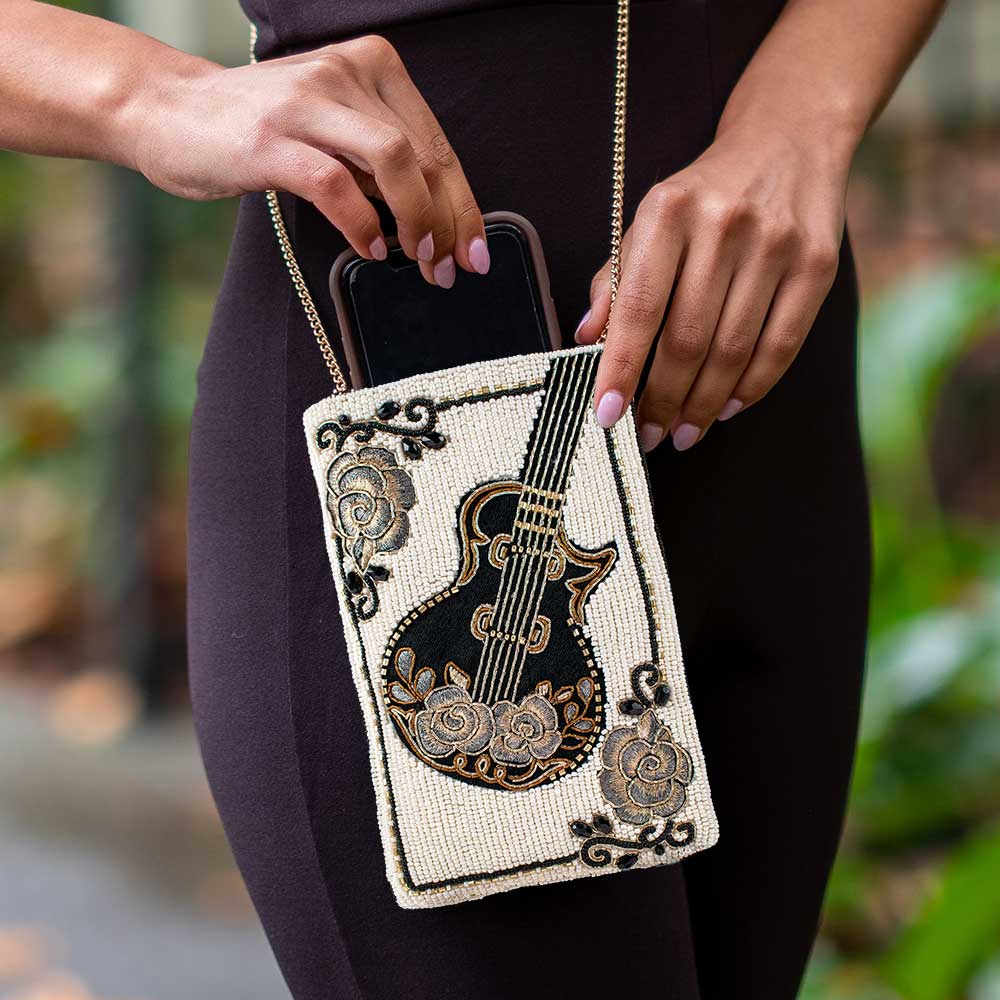 Mary Frances Handbags Mary Frances Guitar Player Crossbody Phone Bag