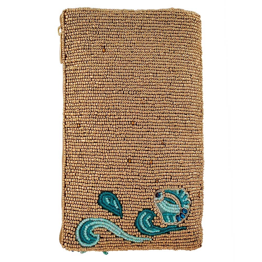 Mary Frances Handbags Mary Frances Sail Away Beaded Crossbody Phone Bag