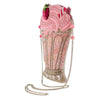 Mary Frances Shake It Up Strawberry Milkshake Crossbody Handbag Purse, Pink