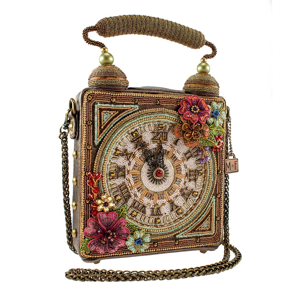 Mary Frances Handbags Mary Frances Time of Your Life Top Handle Clock Handbag