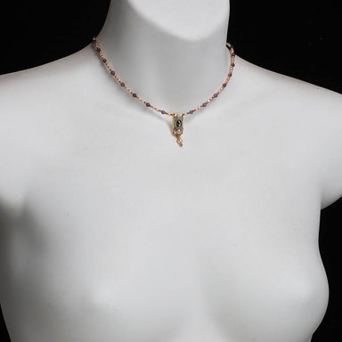Michal Golan Jewelry Michal Golan Amethyst Bar Necklace
