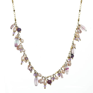 Michal Golan Jewelry Michal Golan Amethyst Charm Necklace