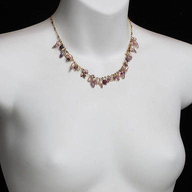 Michal Golan Jewelry Michal Golan Amethyst Charm Necklace