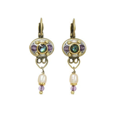 Michal Golan Jewelry Michal Golan Amethyst Oval Dangling Earrings