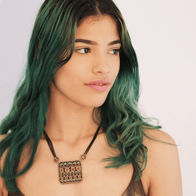Michal Golan Jewelry Michal Golan Earth Big Square Necklace
