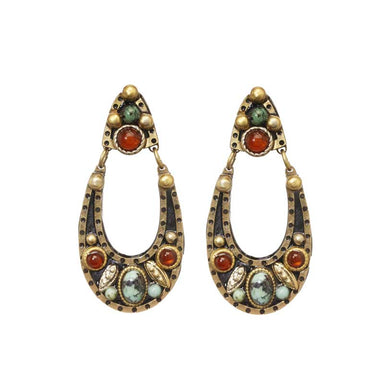 Michal Golan Jewelry Michal Golan Earth Drop Hoop Earring