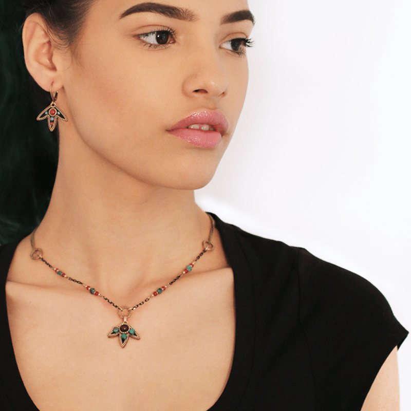 Michal Golan Jewelry Michal Golan Earth Leaves Necklace