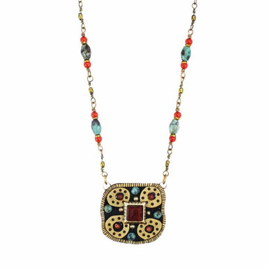 Michal Golan Jewelry Michal Golan Earth Medium Soft Square Necklace