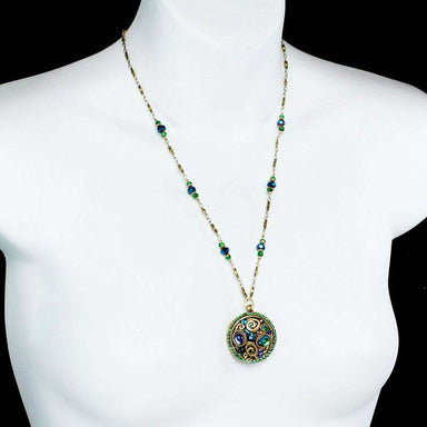 Michal Golan Jewelry Michal Golan Emerad Medallion Necklace