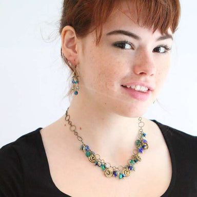 Michal Golan Jewelry Michal Golan Emerald Charm Necklace