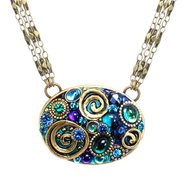Michal Golan Jewelry Michal Golan Emerald Large Oval Necklace
