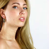 Michal Golan Jewelry Michal Golan Emerald Oval Wire Earrings