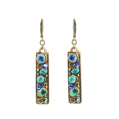 Michal Golan Jewelry Michal Golan Emerald Rectangle Earrings