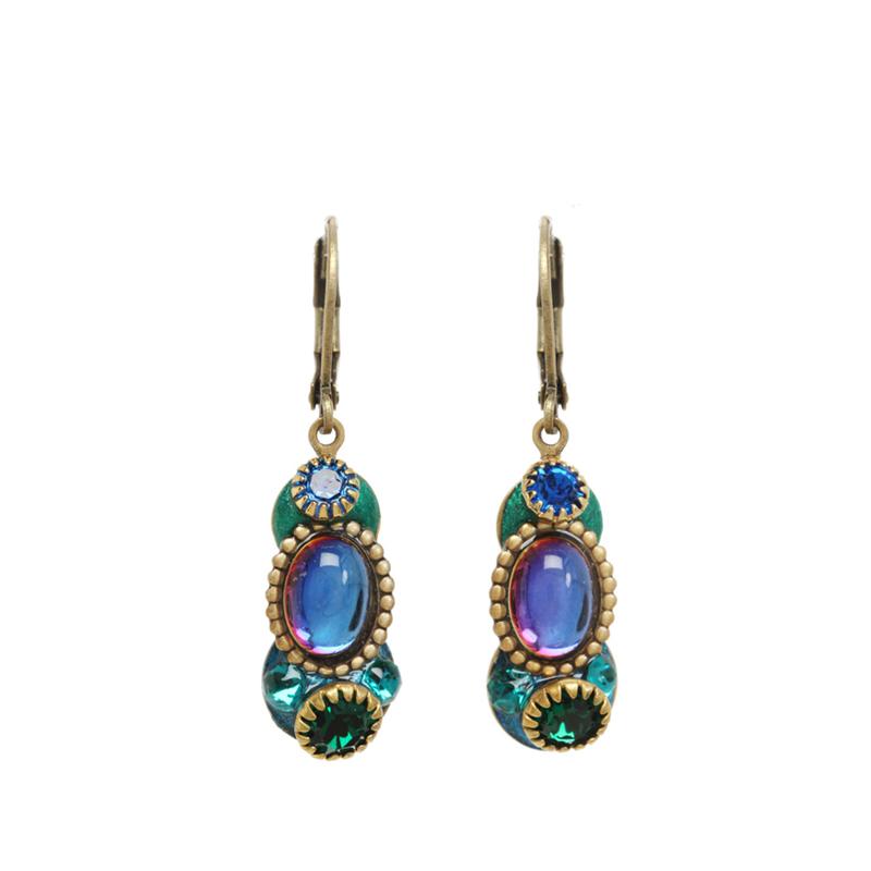 Michal Golan Jewelry Michal Golan Emerald Small Drop Earrings