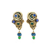 Michal Golan Jewelry Michal Golan Emerald Swirl Earrings