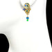 Michal Golan Jewelry Michal Golan Emerald Swirl Earrings
