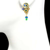 Michal Golan Jewelry Michal Golan Emerald Swirl Earrings