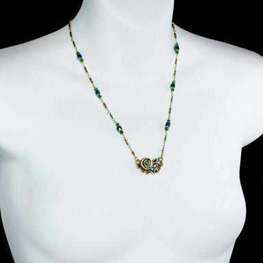 Michal Golan Jewelry Michal Golan Emerald Swirl Necklace