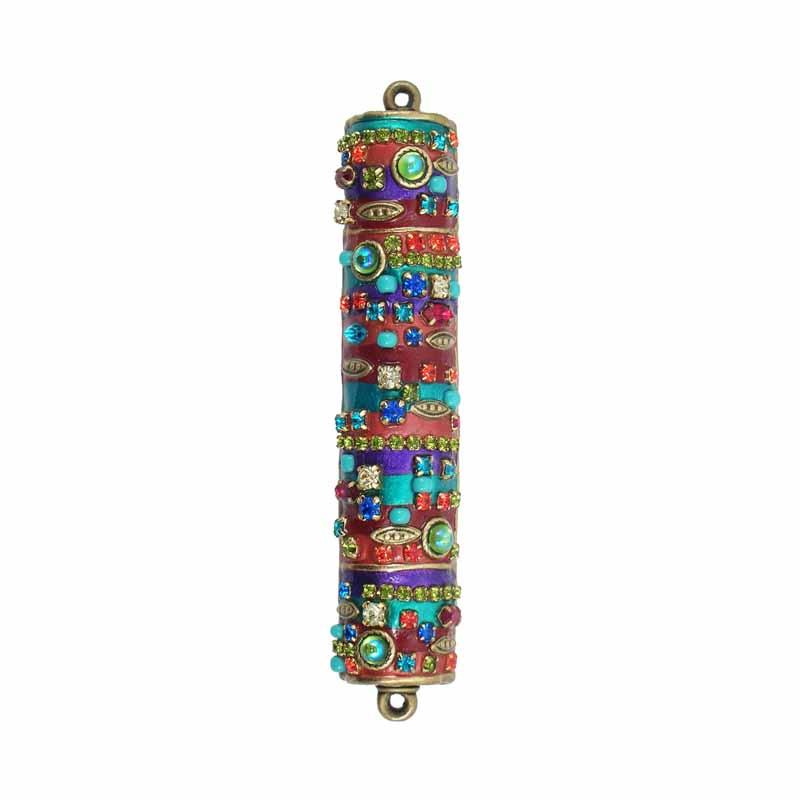 Michal Golan Mezuzah in Small Multi-Bright