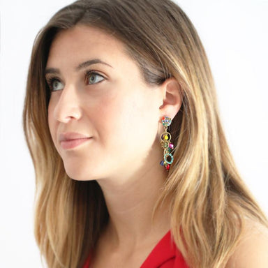 Michal Golan Jewelry Michal Golan Multi-Bright Charm Earrings