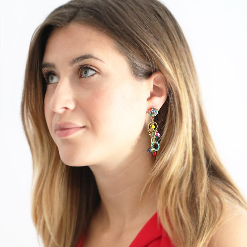 Michal Golan Jewelry Michal Golan Multi-Bright Charm Earrings